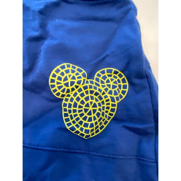 Disney Parks Mickey Mouse Blue Skirt Size L Front Pockets - Picture 2 of 9